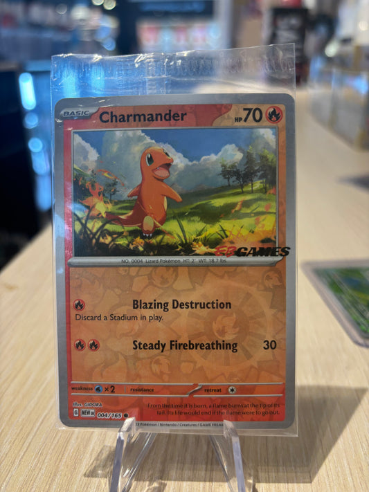 Charmander - 004/165 - EB Games Stamped Promo - Sealed