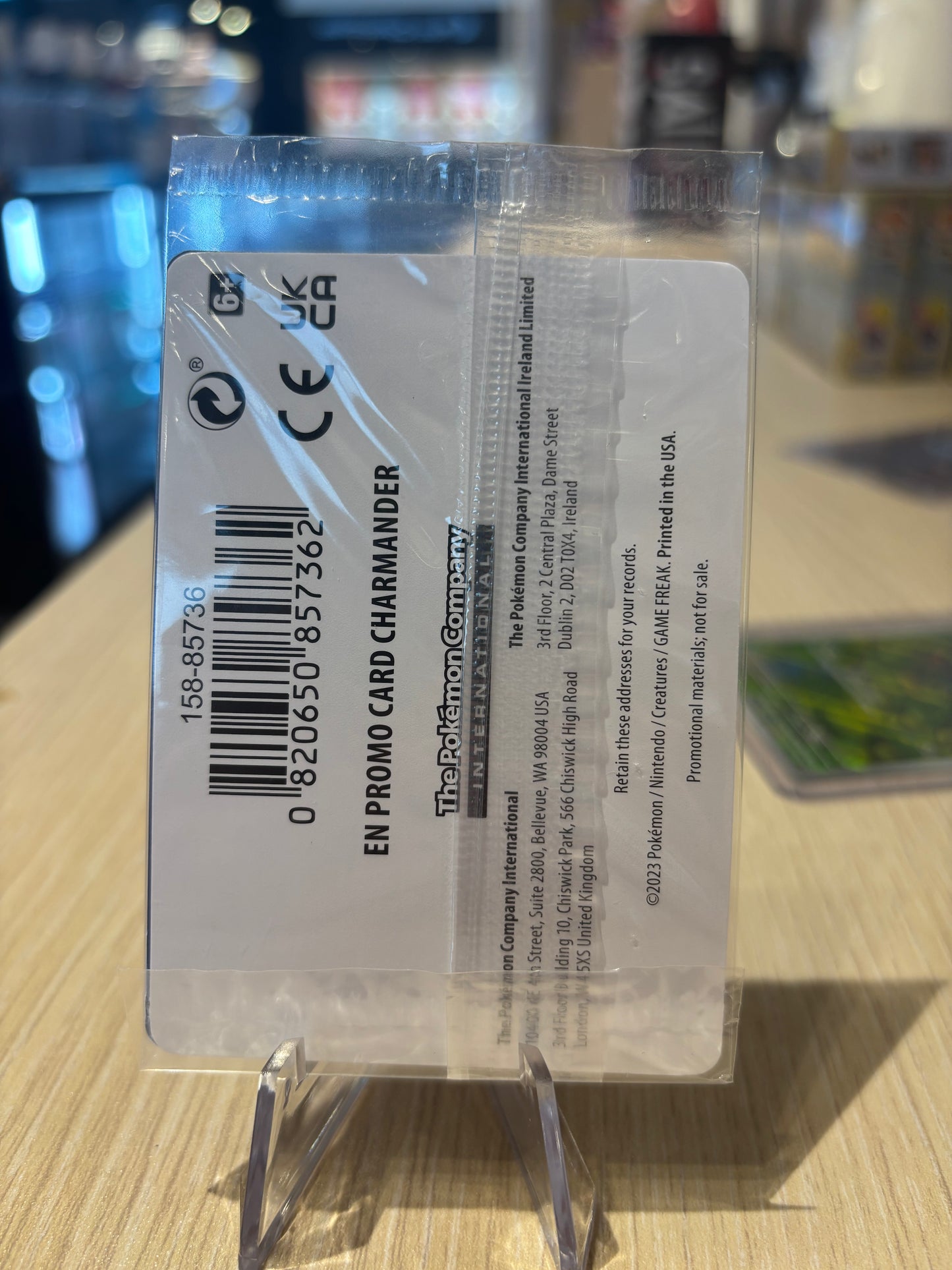 Charmander - 004/165 - EB Games Stamped Promo - Sealed