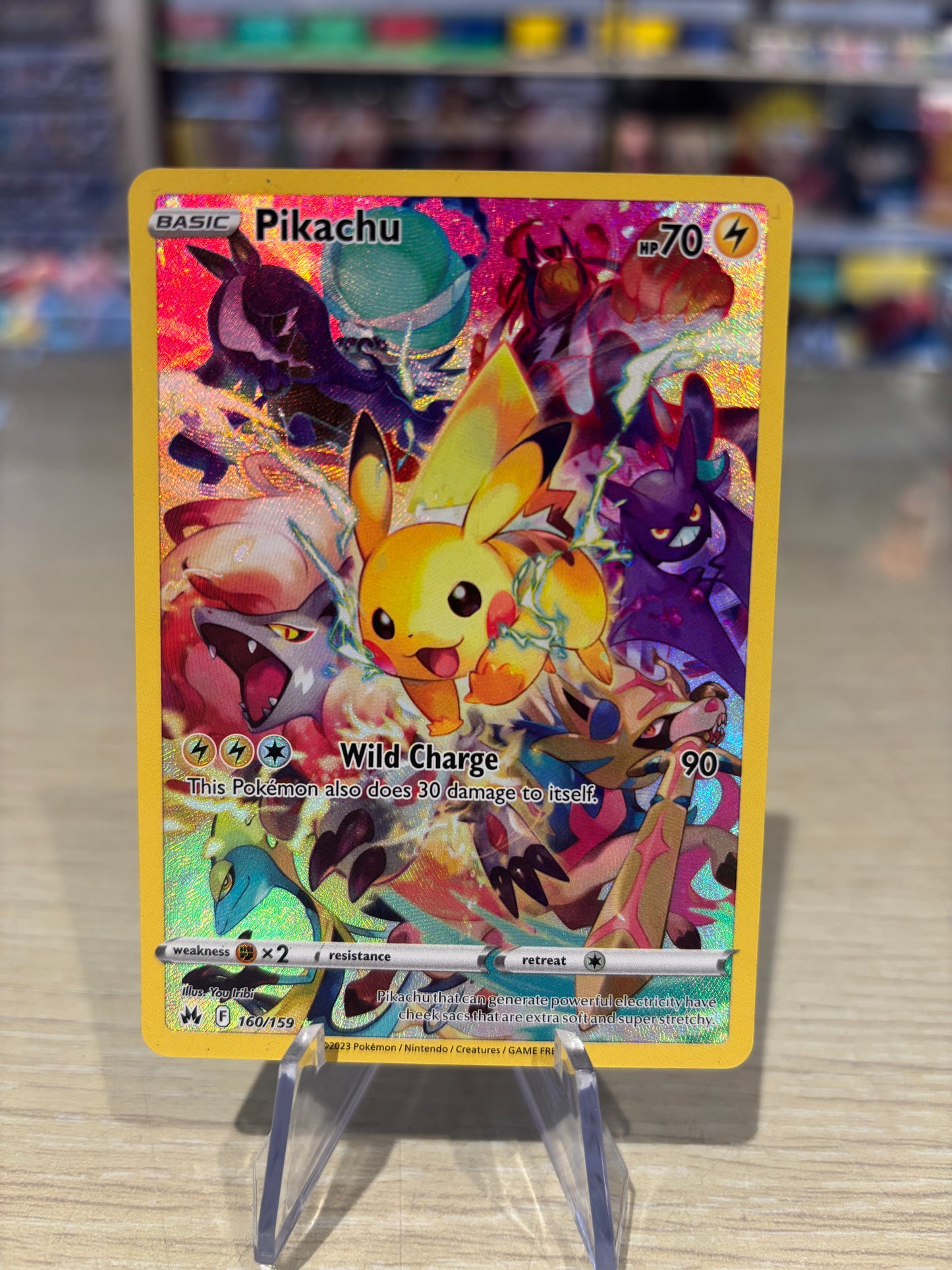 Pikachu - 160/159 - Crown Zenith