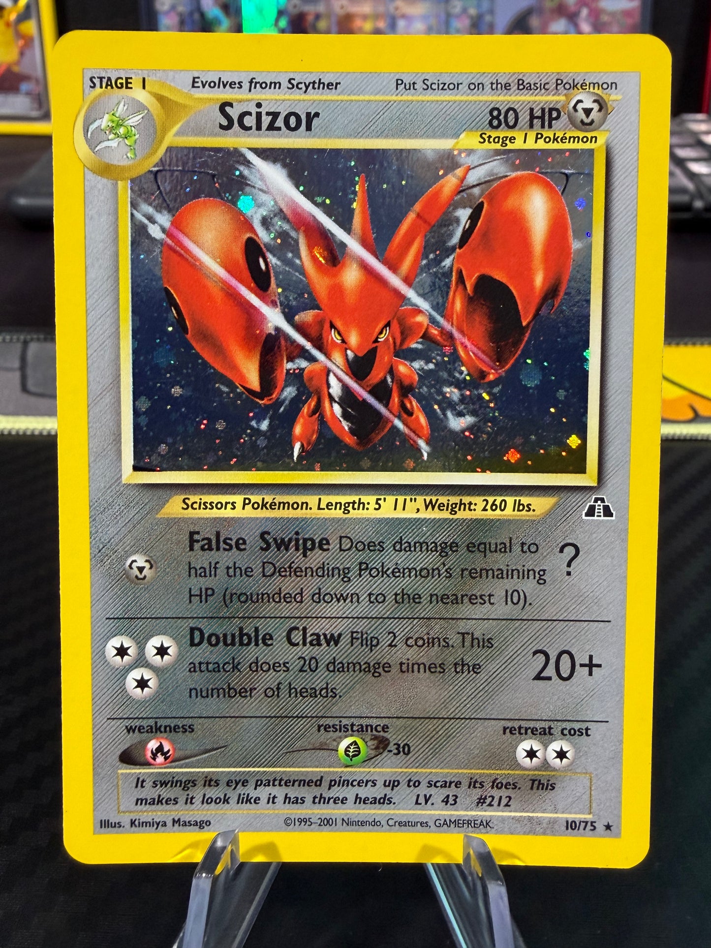Scizor - Holo - 10/75 - Pokemon Neo Discovery