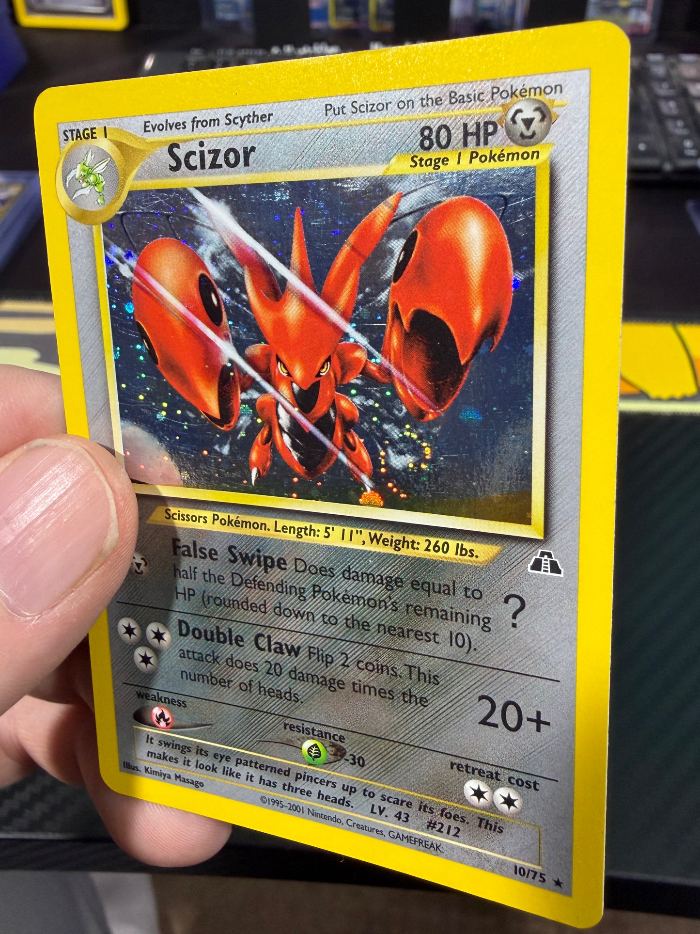 Scizor - Holo - 10/75 - Pokemon Neo Discovery