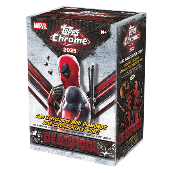 2025 Topps Chrome Marvel Deadpool Blaster Box