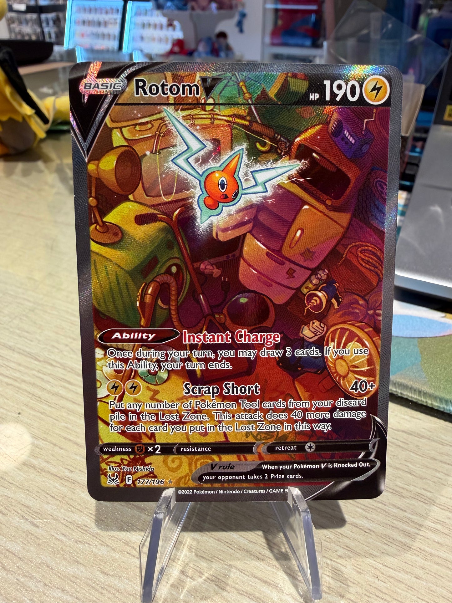 Rotom V - 177/196 - Lost Origin