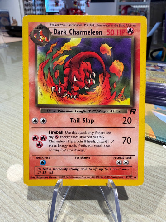 Dark Charmeleon - Wizards of The Coast Stamp - 32/82 - Rocket