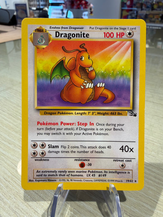 Dragonite Non Holo - 19/62 - Fossil