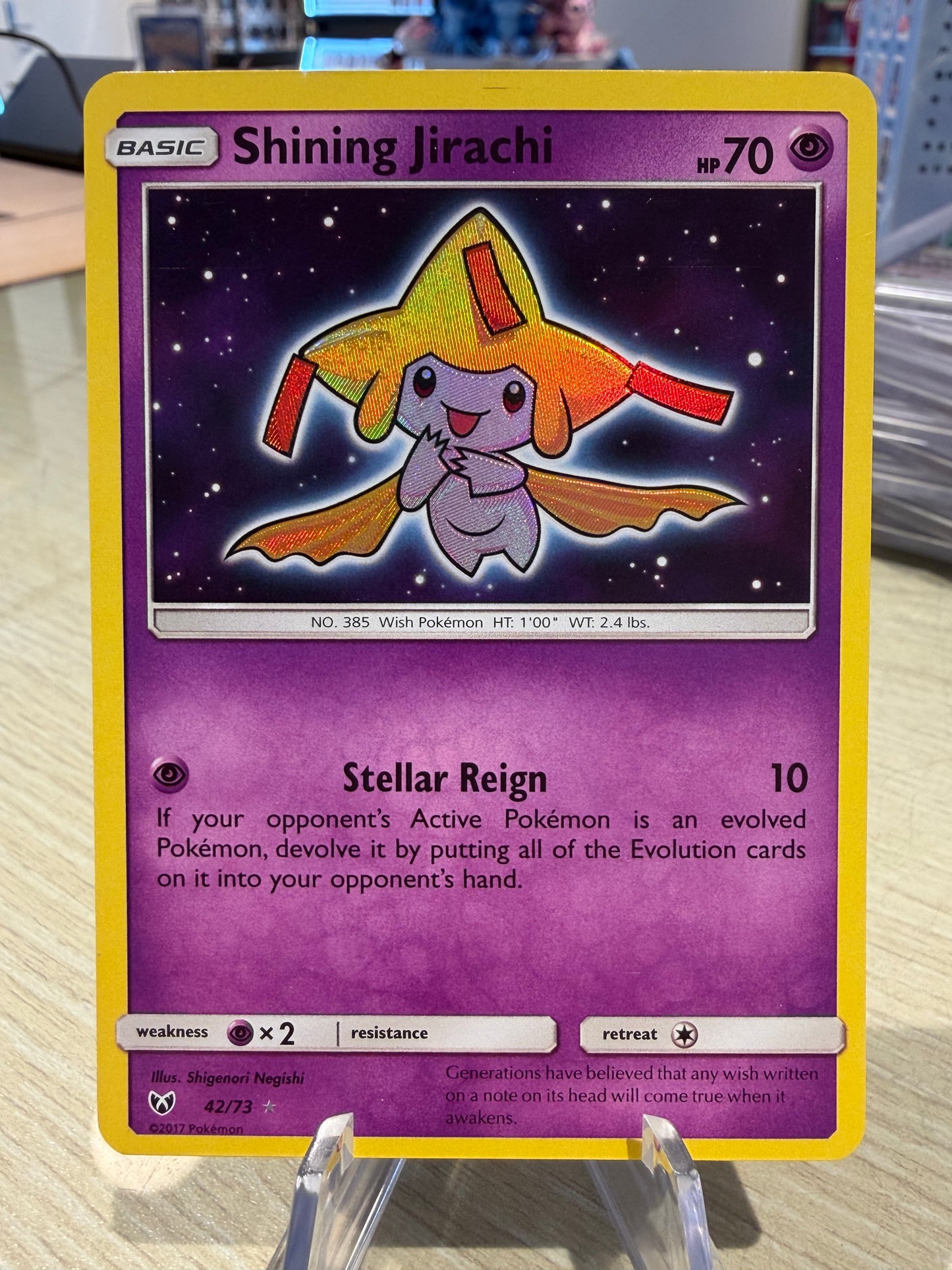 Shining Jirachi - 42/73 - Shining Legends