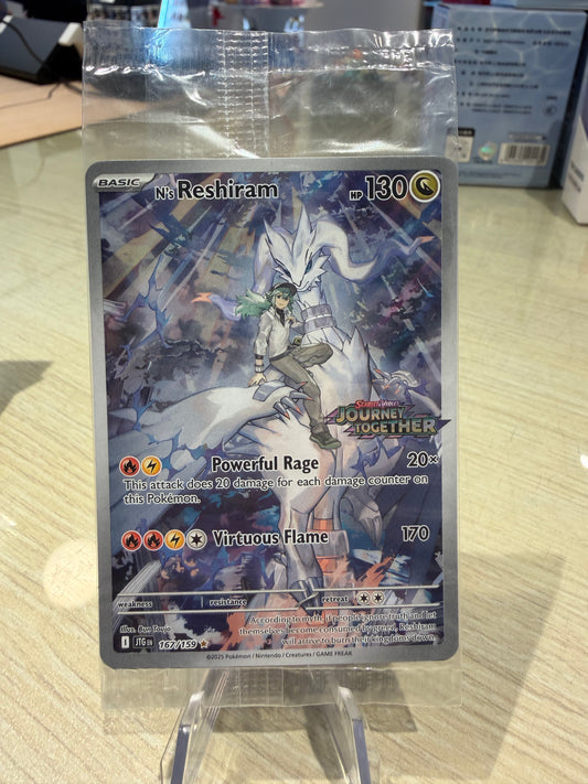 N’s Reshiram - 167/159 - Journey Together Stamped Promo - Sealed