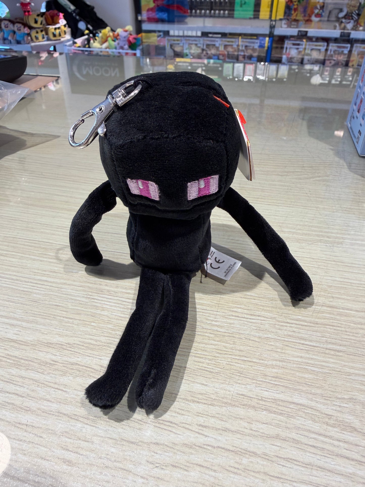 TY Beanie Babies - Enderman Keychain