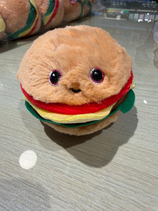 TY Beanie Babies - Burger Bouncy Ball Plushie