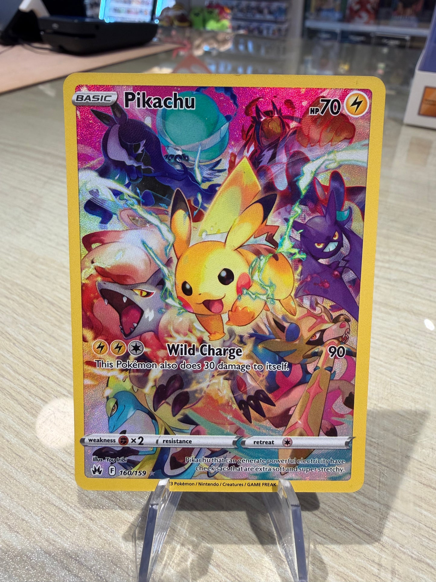 Pikachu - 160/159 - Crown Zenith