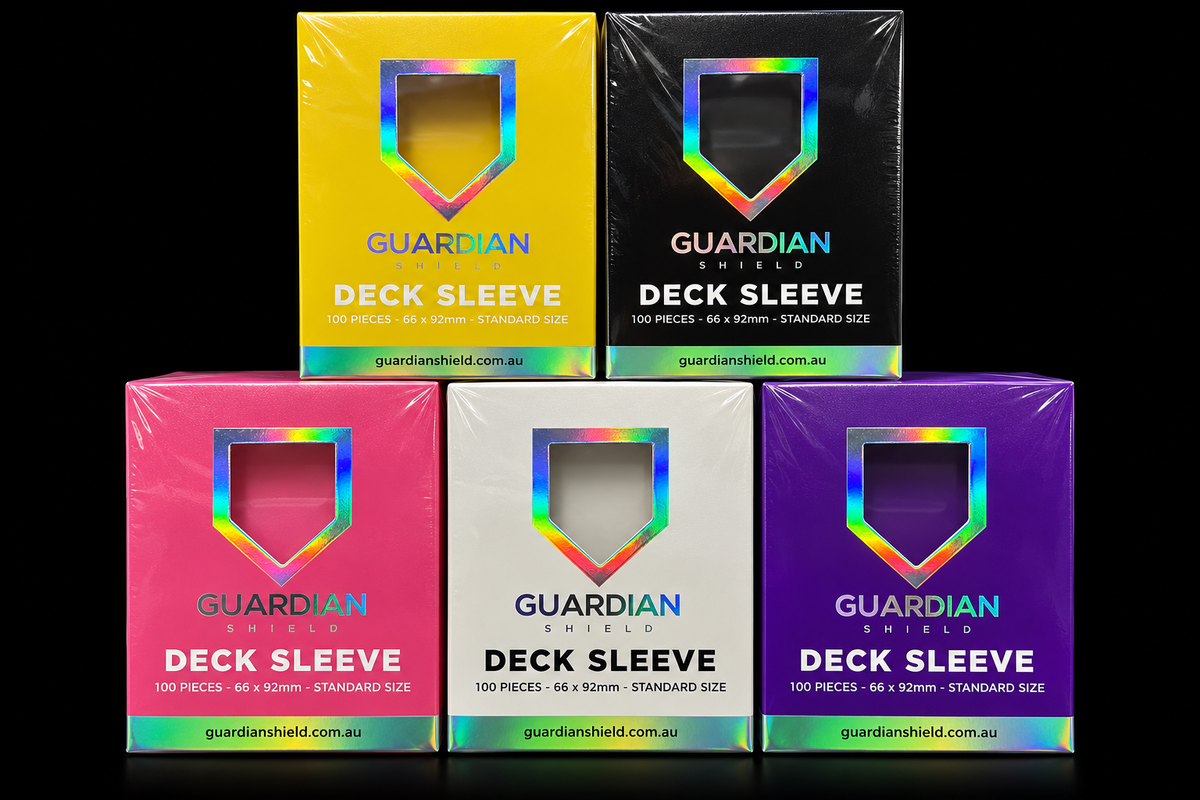 GUARDIAN SHIELD Deck Sleeves - 100pk (Multiple Colours)