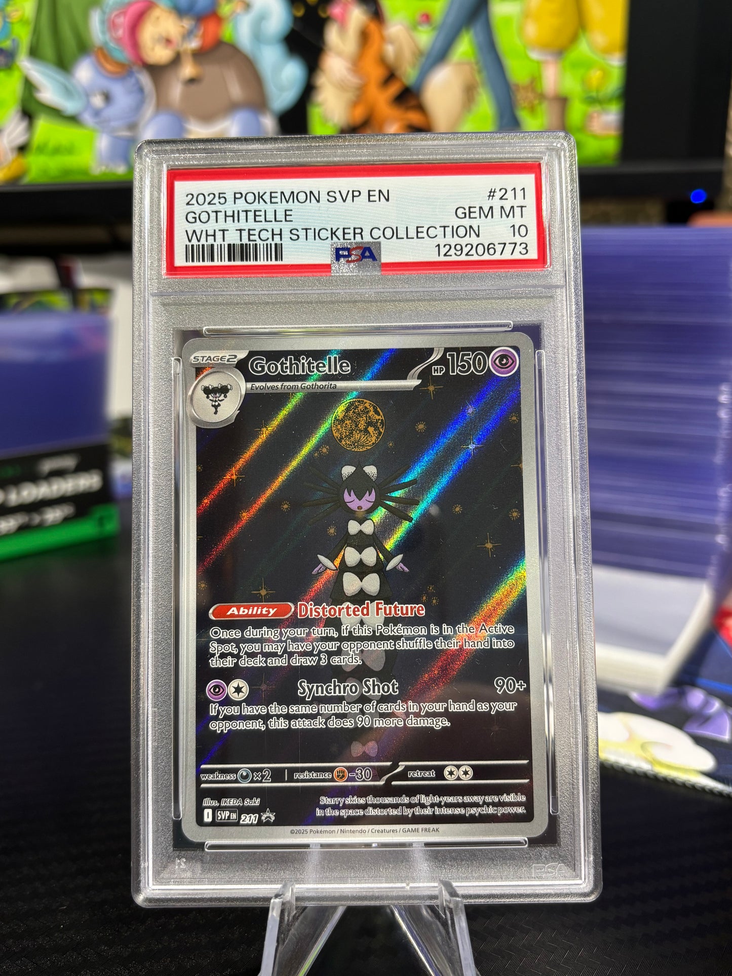 Gothitelle Promo #211 - White Flare - PSA 10
