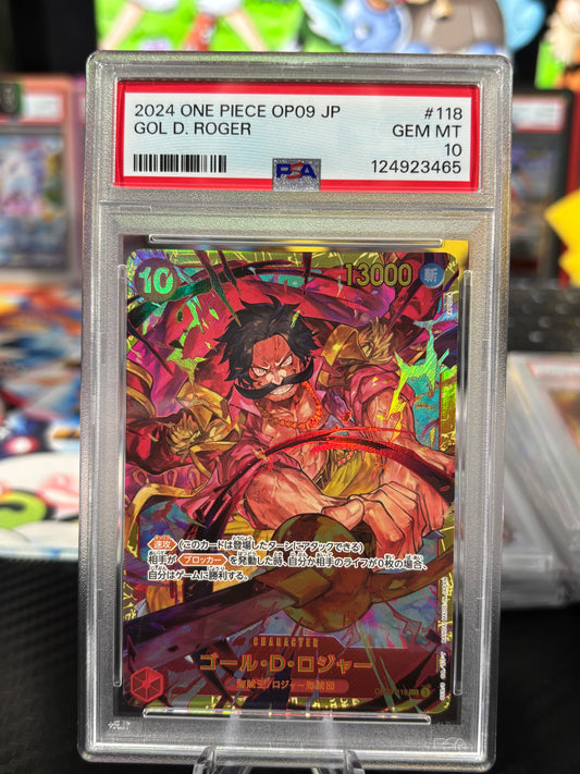 Gol D Roger - SEC - #OP09-118 Japanese - PSA 10