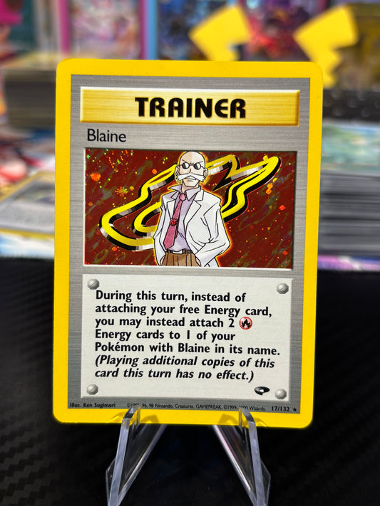 Blaine - WOTC Holo - 17/132 - Gym Challenge - M/LP