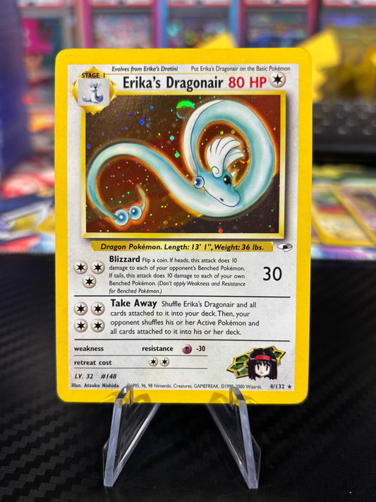 Erika’s Dragonair - 4/132 - WOTC Gym Heroes - LP