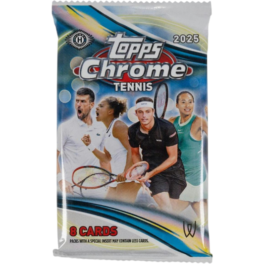 2025 Topps Chrome Tennis Hobby Pack