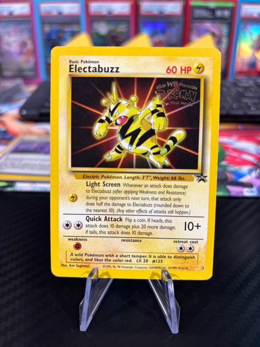 Electabuzz - Black Star Promo - WOTC #2 - LP/MP