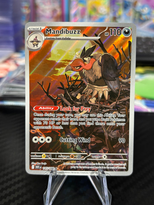 Mandibuzz - 145/086 - Illustration Rare - White Flare - NM
