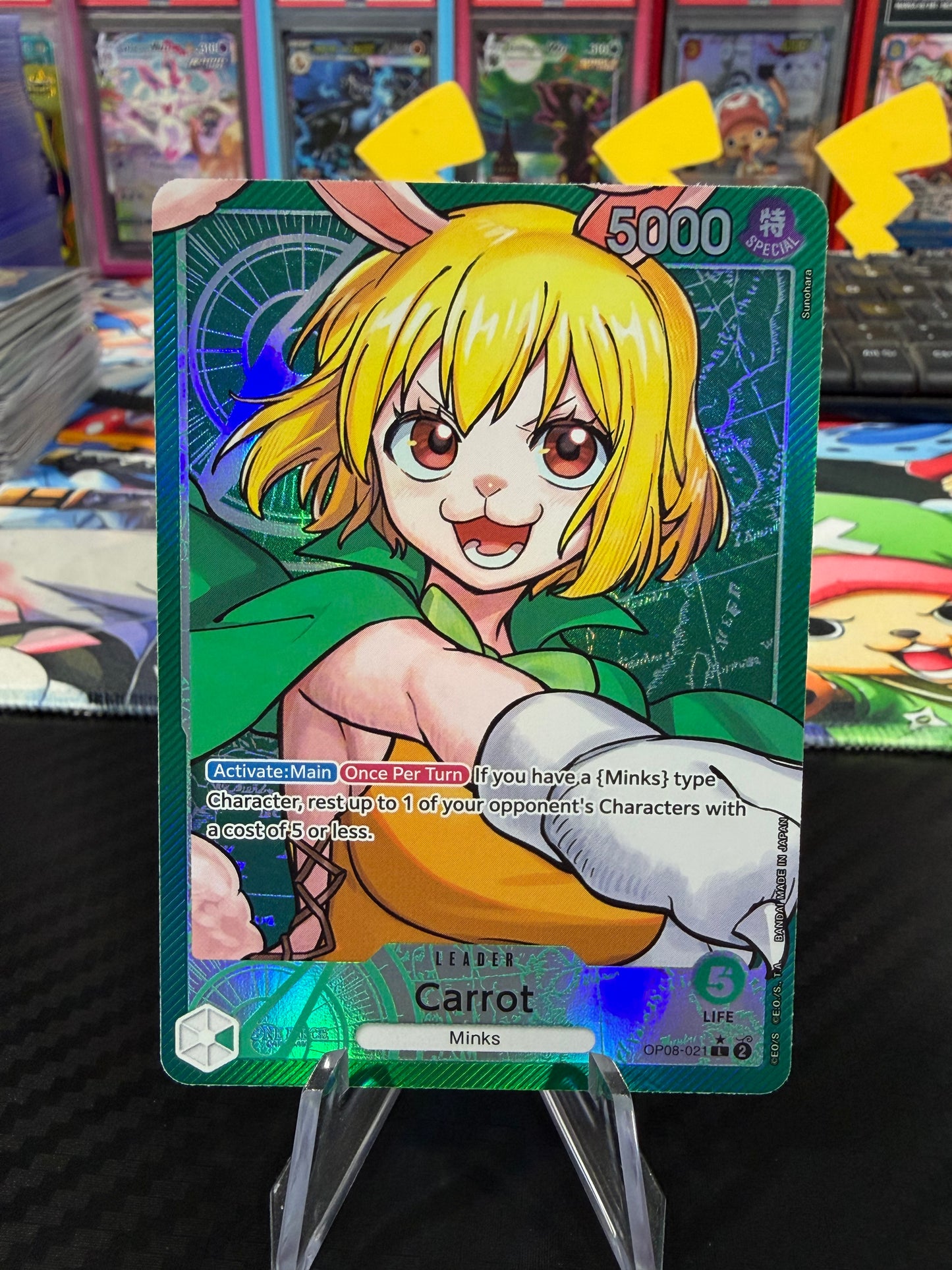 Carrot - Alt Art Leader - OP08-021 - English - NM