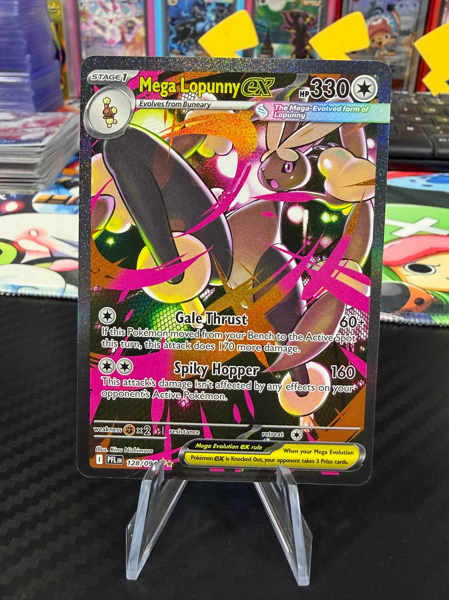 Mega Lopunny EX - 128/094 - Special Illustration Rare - Phantasmal Flames - NM