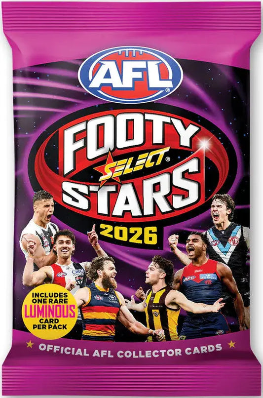 Select 2026 AFL Footy Stars Booster Pack