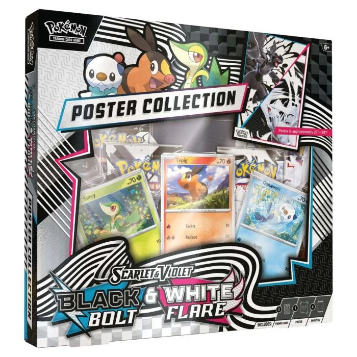 Black Bolt & White Flare Unova Poster Collection Box