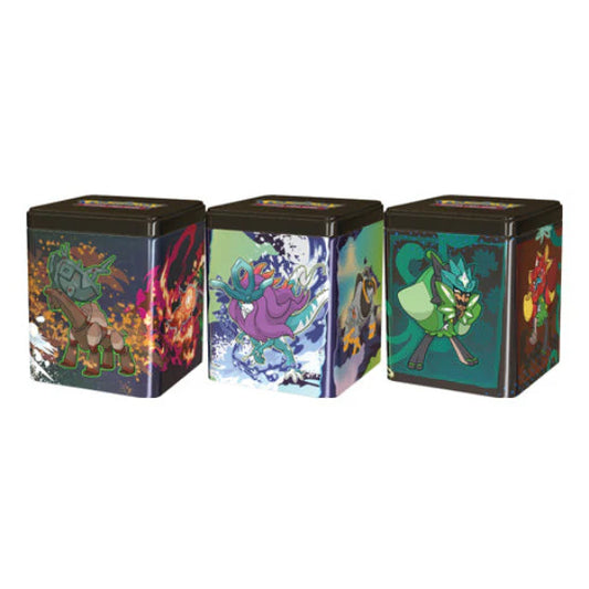 Stacking Tin - Treasures of Ruin/Paradox Pokemon/Ogerpon (1 x Tin - Assorted)