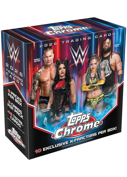 2026 Topps Chrome WWE Mega Box (BOOSTER PACK)