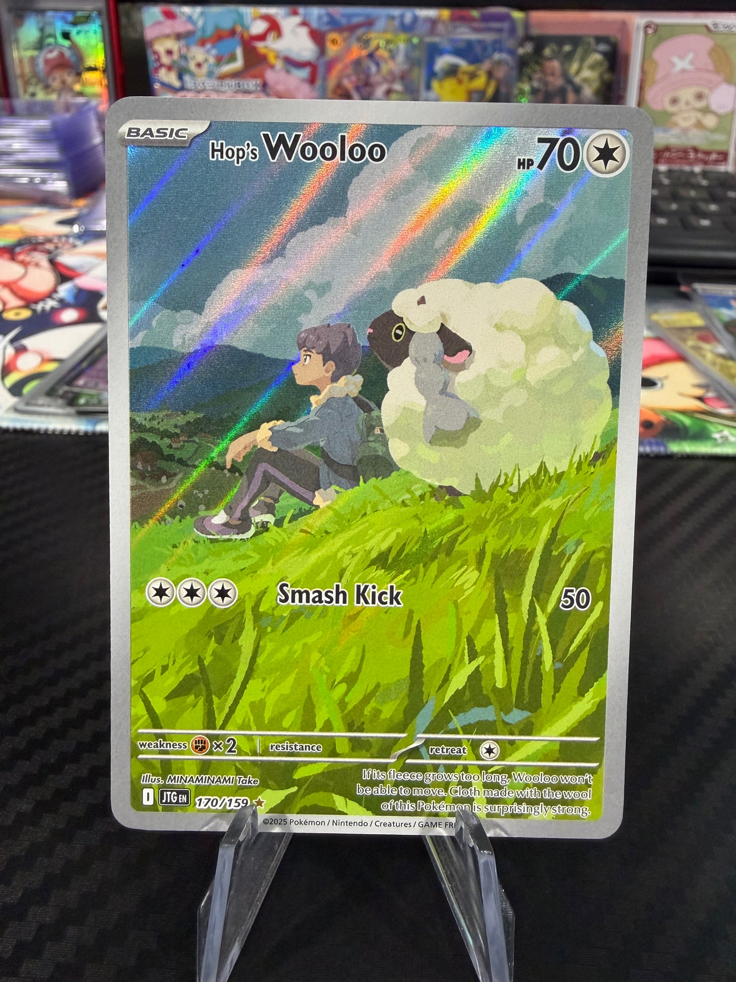 Hop’s Wooloo - 170/159 - Illustration Rare - Journey Together - NM