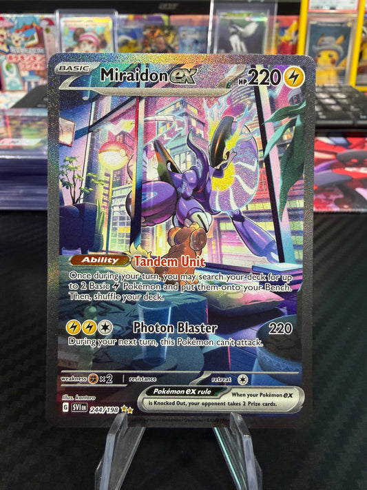 Miraidon Ex - 244/198 - Special Illustration Rare - Scarlet & Violet - NM