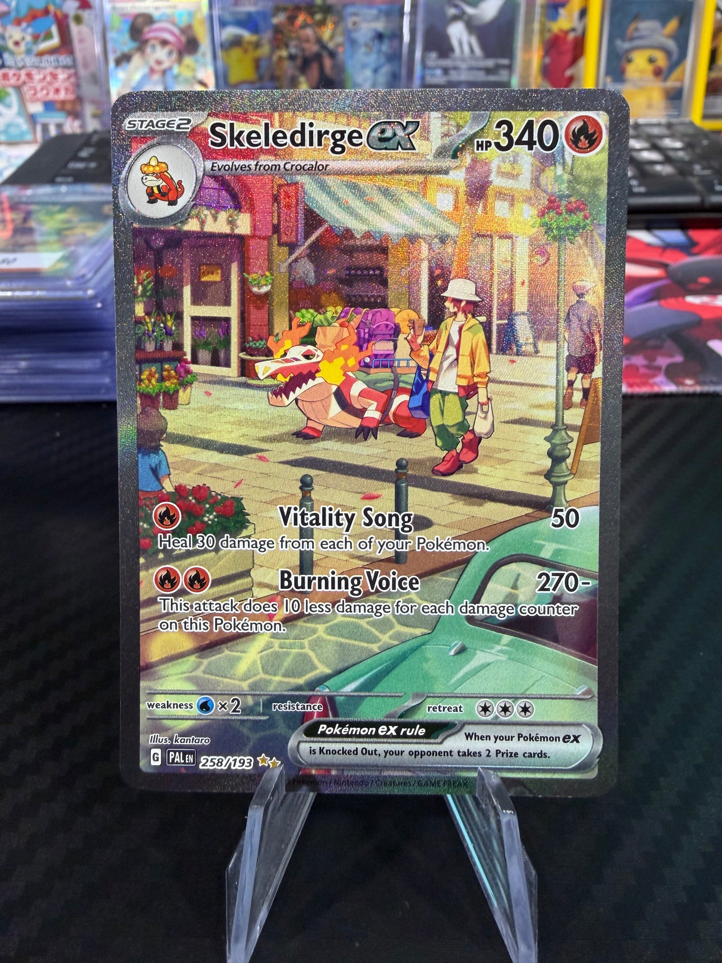 Skeledirge Ex - 258/193 - Special Illustration Rare - Paldea Evolved - NM