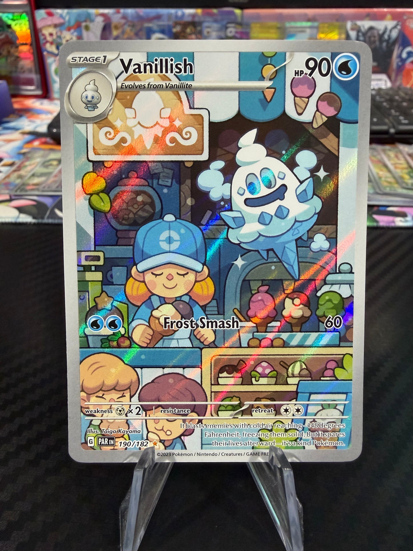 Vanillish - 190/182 - Illustration Rare - Paradox Rift - NM