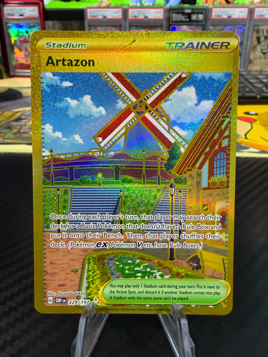 Artazon - 229/197 - Hyper Rare - Obsidian Flames - NM
