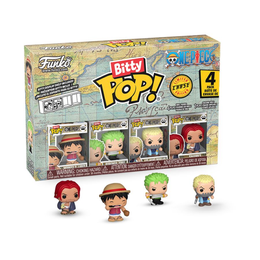 One Piece – Luffy Bitty Pop! 4-Pack